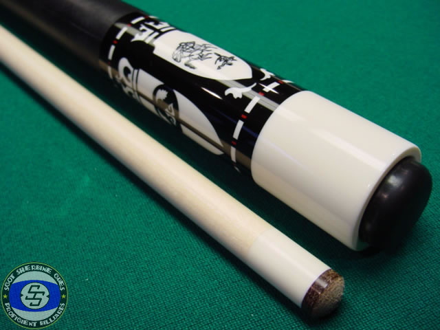 Joel Hercek cue – Medieval Ivory Scrim
