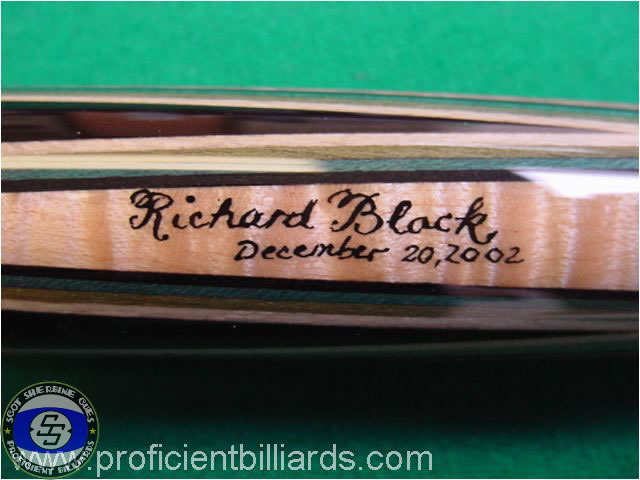 2002 Richard Black cue
