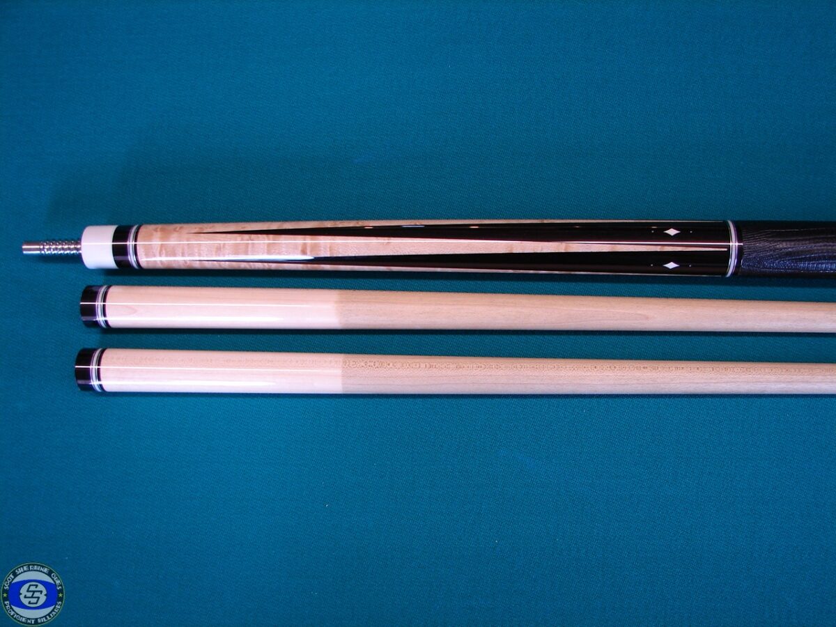 Birdseye and ebony Mike Capone cue