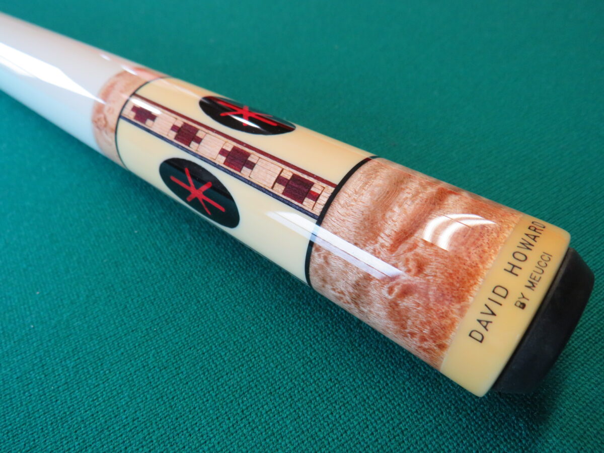 Before and after – Meucci Star of David cue