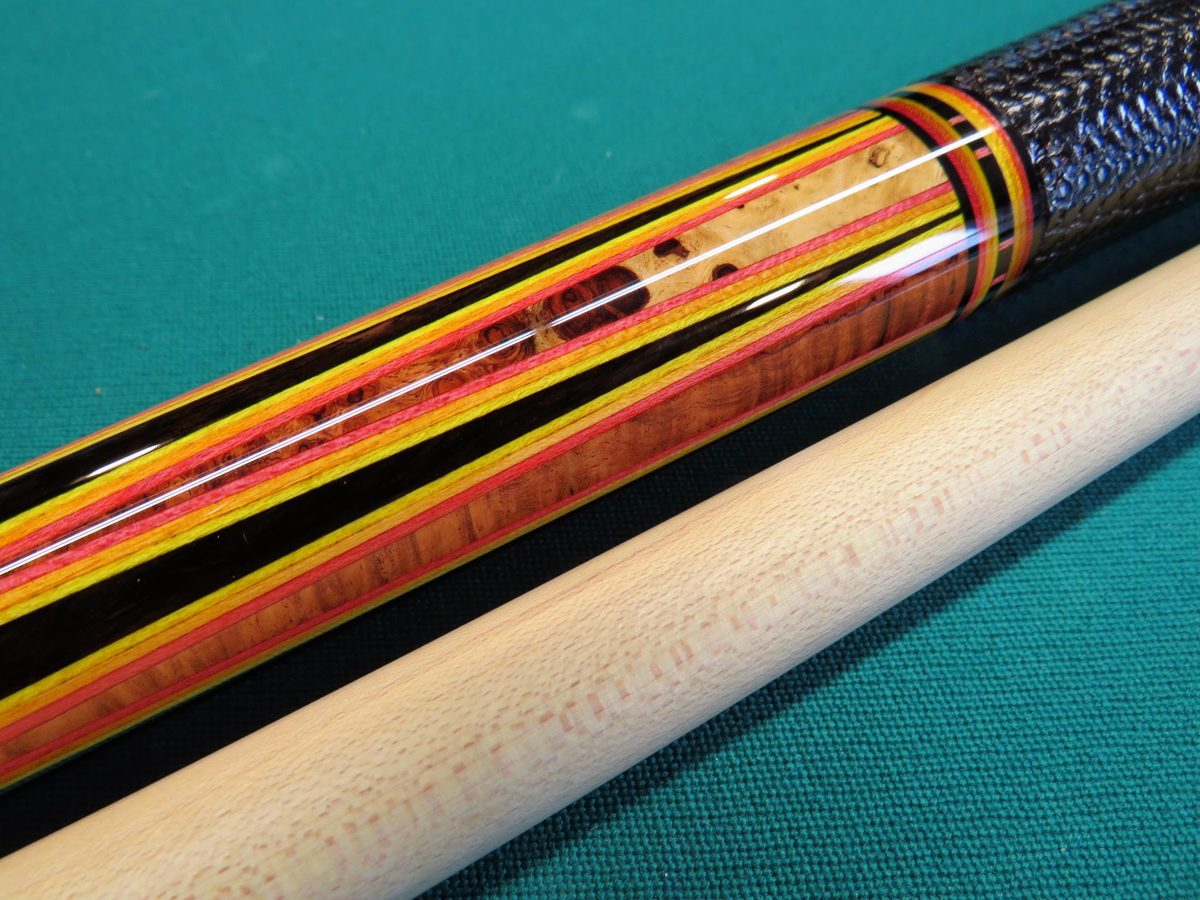 Flame Veneer Cohen cue